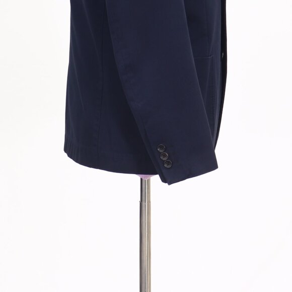 Combatant Gentlemen 40R Navy Blazer Sport Coat Jacket 2-Button Solid T487 - Picture 8 of 11